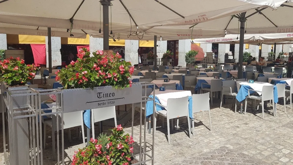 Terraza de Zarra en Plaza Mayor Madrid